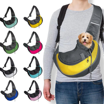 Breathable Pet Sling Carrier for Small Dogs & Cats